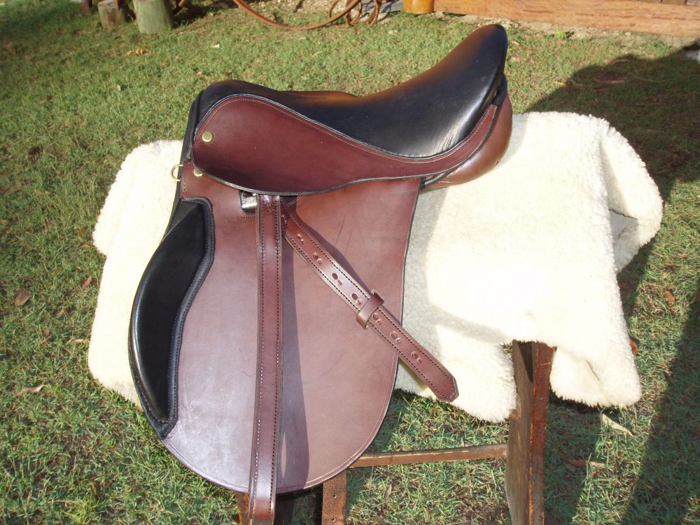 Child’s Saddle custom fitted for wide pony
